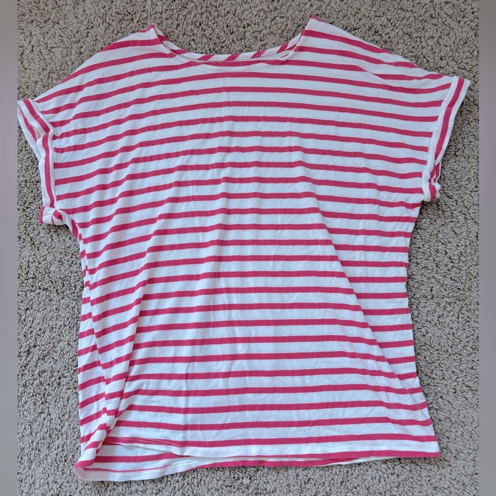 Summer Striped Shirt Women’s Medium Fourth of July